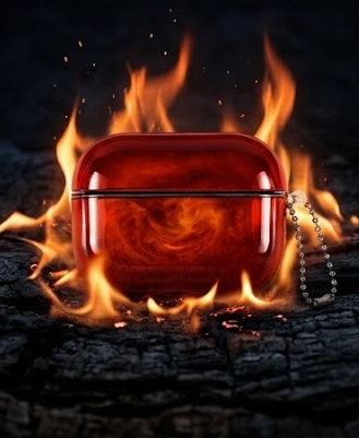 Flame Glow Sand Case— AirPods Pro 2 / AirPods 4
