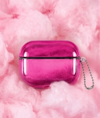 Candy pink Glow Sand Case— AirPods Pro 2 / AirPods 4